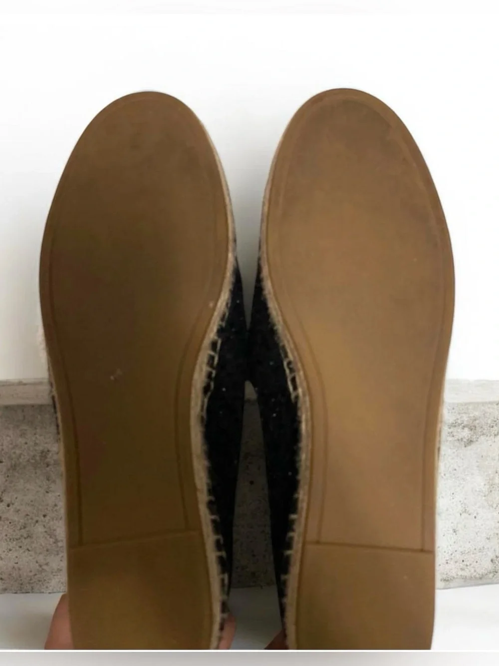 Cute Tory Burch Black Pearl-Embellished Espadrilles ~ Size 11